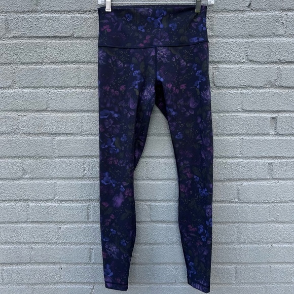 Lululemon Wunder Under Low-Rise Tight 28" | Frozen Flourish Multi | Size 8 - Picture 3 of 8